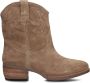 Notre-V 851 Enkellaarsjes Enkelboots Dames Taupe - Thumbnail 2