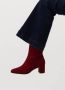 Notre-V 8543 Enkellaarsjes Enkelboots met rits Dames Rood - Thumbnail 2