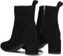 Notre-V 8543 Enkellaarsjes Enkelboots met rits Dames Zwart - Thumbnail 2