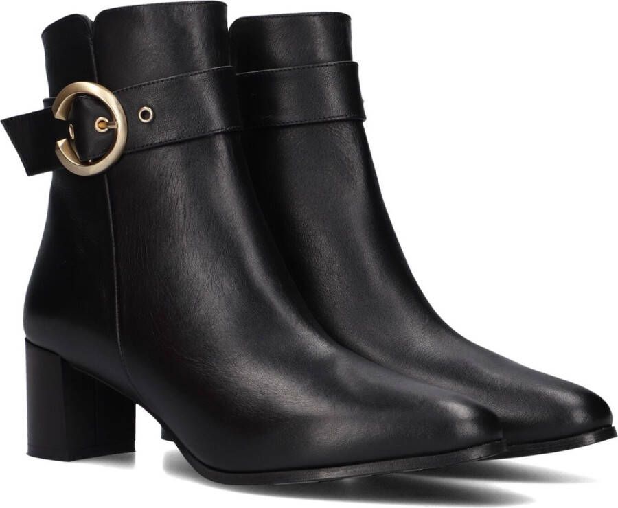 Notre-V 8552 Enkellaarsjes Enkelboots met rits Dames Zwart