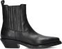 Notre-V As136 Chelsea boots Enkellaarsjes Dames Zwart - Thumbnail 4