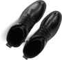 Notre-v Stijlvolle zwarte veterschoenen Black Dames - Thumbnail 2