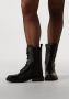 Notre-v Zwarte Leren Veterschoenen Black Dames - Thumbnail 2