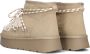 Notre-V Femm Laarzen Textiel Dames Beige - Thumbnail 7