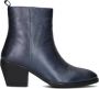 Notre-V Ki-4563 Enkellaarsjes Enkelboots met rits Dames Blauw - Thumbnail 2