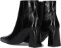 Notre-V Nahia3 Enkellaarsjes Enkelboots met rits Dames Zwart - Thumbnail 2