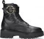 Notre-v Zwarte Bikerboots Trendy Stijl Black Dames - Thumbnail 2