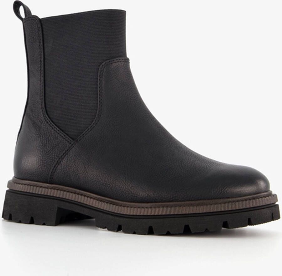 Nova dames chelsea boots zwart