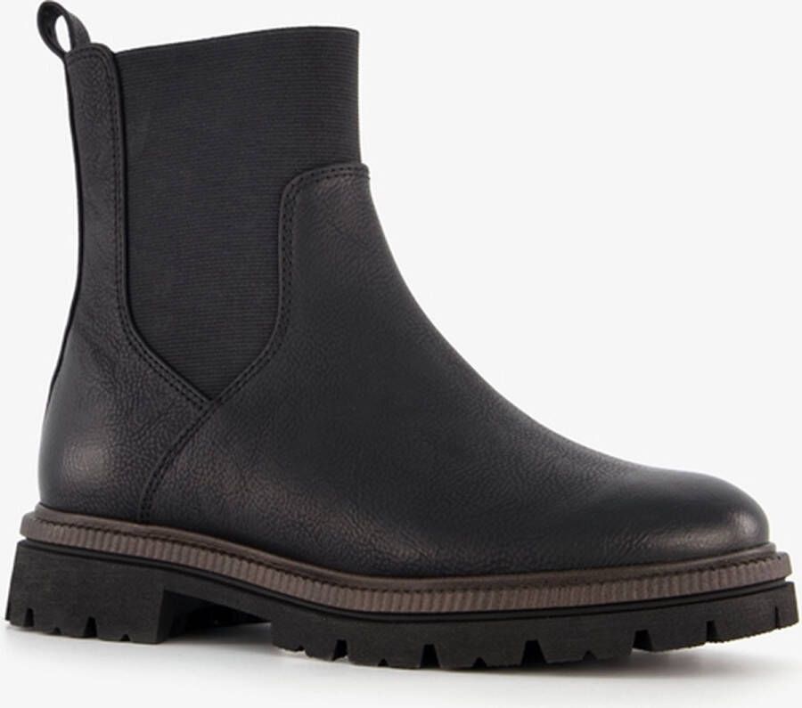 Nova dames chelsea boots zwart