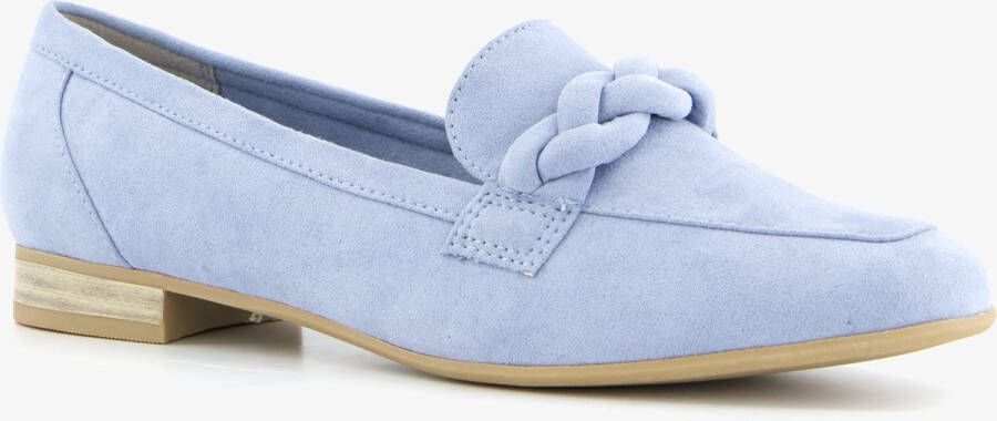 Nova dames loafers lichtblauw