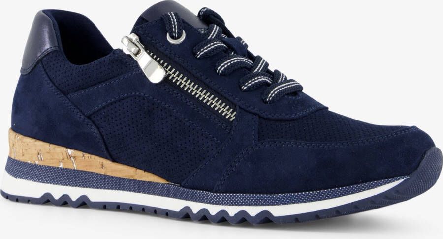 Nova dames sneakers donkerblauw Uitneembare zool