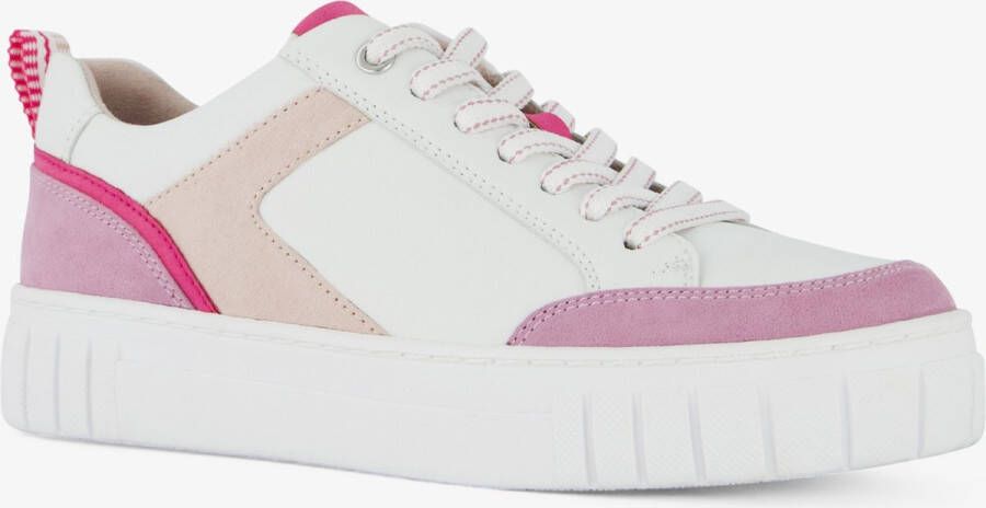 Nova dames sneakers wit paars Uitneembare zool