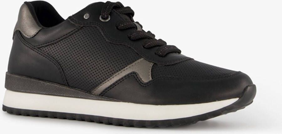 Nova dames sneakers zwart Uitneembare zool