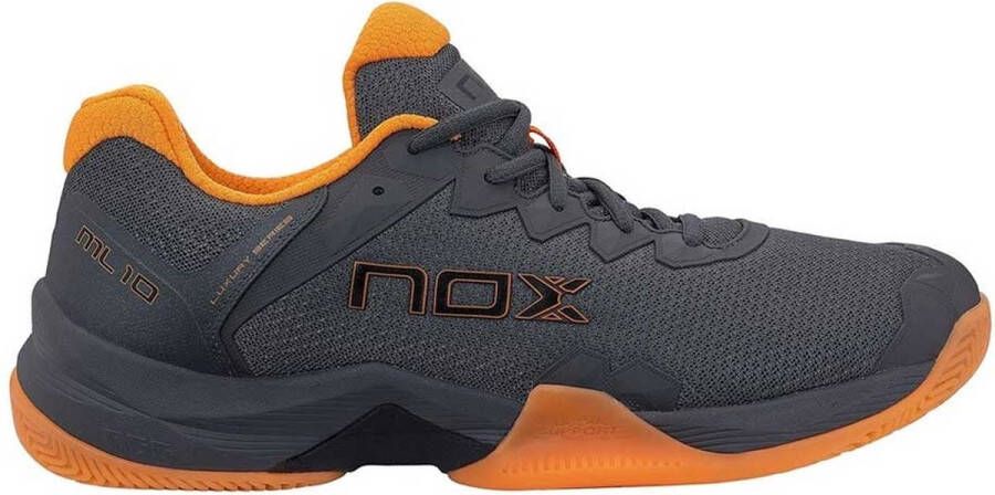 Nox AT10 Lux Heren Sportschoenen Padel Smashcourt Grey Orange