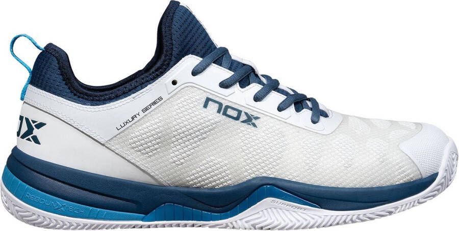 Nox Nerbo Padelschoenen Wit Blauw Man