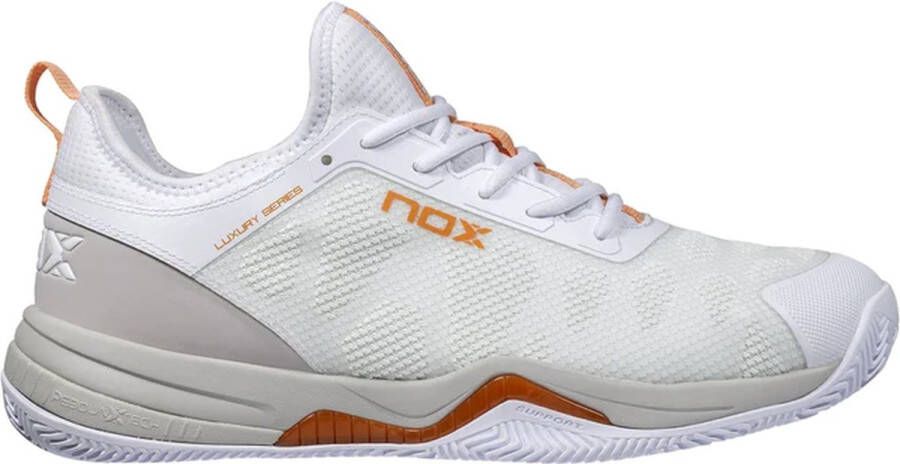 Nox Padel Schoenen Nerbo Wit Oranje