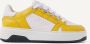 Nubikk Basket Buxton White Leather Yellow Lage sneakers - Thumbnail 1