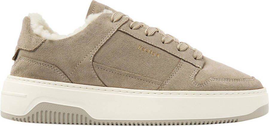 NUBIKK Lage Sneakers Dames Basket Teddy Maat: 42 Materiaal: Suède Kleur: Grijs