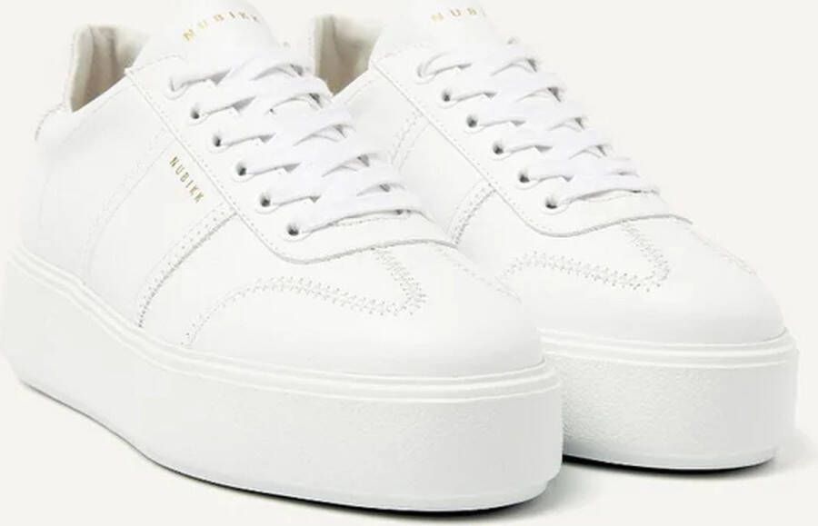 Nubikk Elise Wing Wit Leren Sneaker White Dames