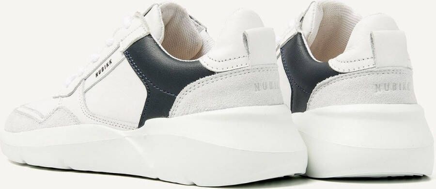 Nubikk ROQUE ROAD WAVE WHITE LEATHER Sneaker schoenen Wit 28 (8719156507050)