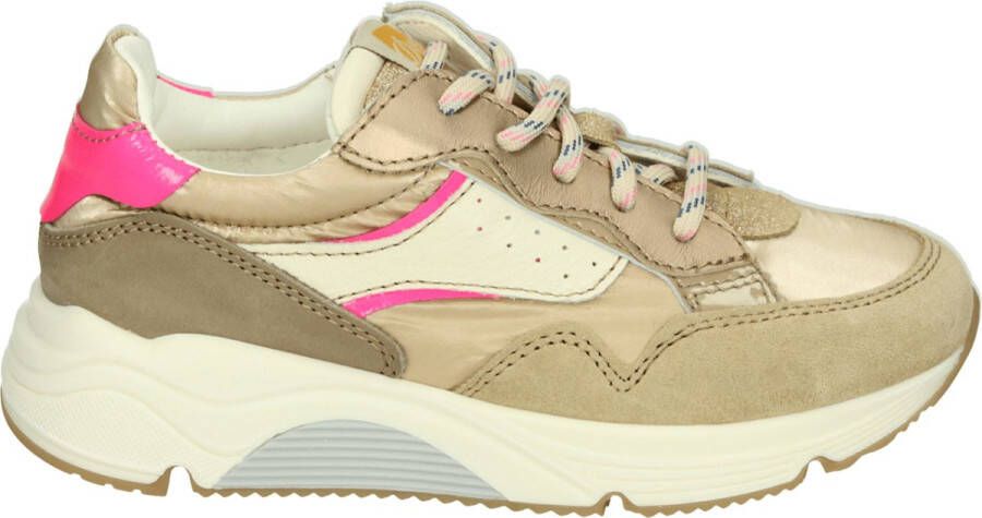 Ocra D365 MeisjesLage schoenenKindersneakers Wit beige