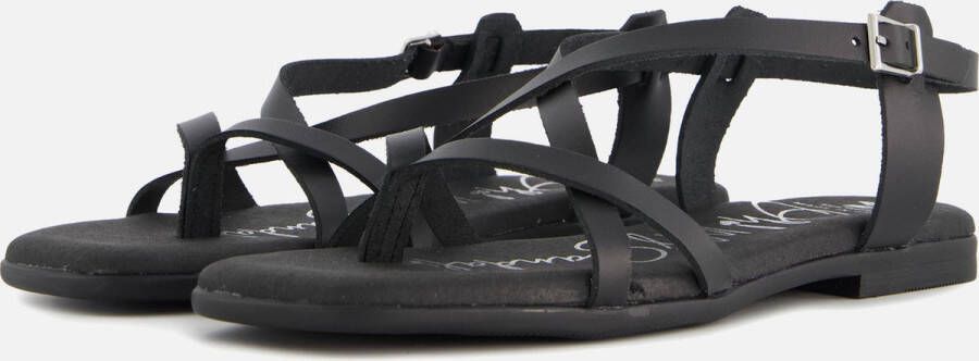 OH MY SANDALS Athena Sandalen zwart Leer Dames