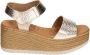 Oh! My sandals Dames Sandaal Brons GOUD - Thumbnail 2