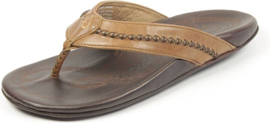 Olukai Bruin Tinten Mea Ola Slippers Heren Bruin