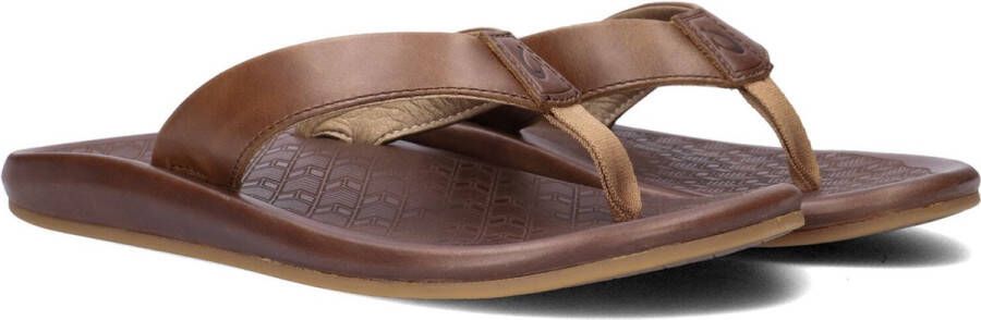 Bruin Tinten Ilikai Slippers Heren Cognac - Foto 1