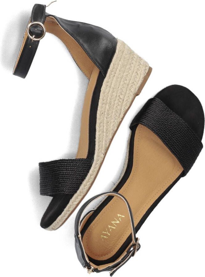 Omoda 0577-3b Espadrilles Zomer Schoenen Dames Zwart