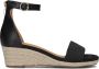 Omoda 0577-3b Espadrilles Zomer Schoenen Dames Zwart - Thumbnail 2