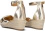 Omoda 0577-5 Espadrilles Zomer Schoenen Dames Goud - Thumbnail 2