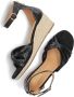 Omoda 0577-5 Espadrilles Zomer Schoenen Dames Zwart - Thumbnail 2