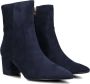 Omoda 0591-2 Enkellaarsjes Enkelboots met rits Dames Blauw - Thumbnail 2