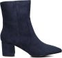 Omoda 0591-2 Enkellaarsjes Enkelboots met rits Dames Blauw - Thumbnail 2