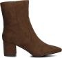 Omoda 0591-2 Enkellaarsjes Enkelboots met rits Dames Bruin - Thumbnail 2