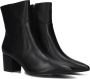 Omoda 0591-2 Enkellaarsjes Enkelboots met rits Dames Zwart - Thumbnail 2