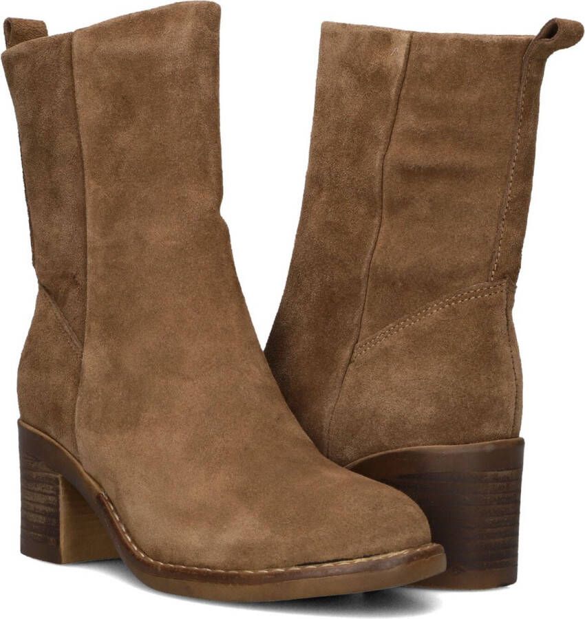 Omoda 2581-09 Enkellaarsjes Enkelboots met rits Dames Bruin