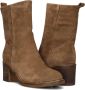 Omoda 2581-09 Enkellaarsjes Enkelboots met rits Dames Bruin - Thumbnail 2