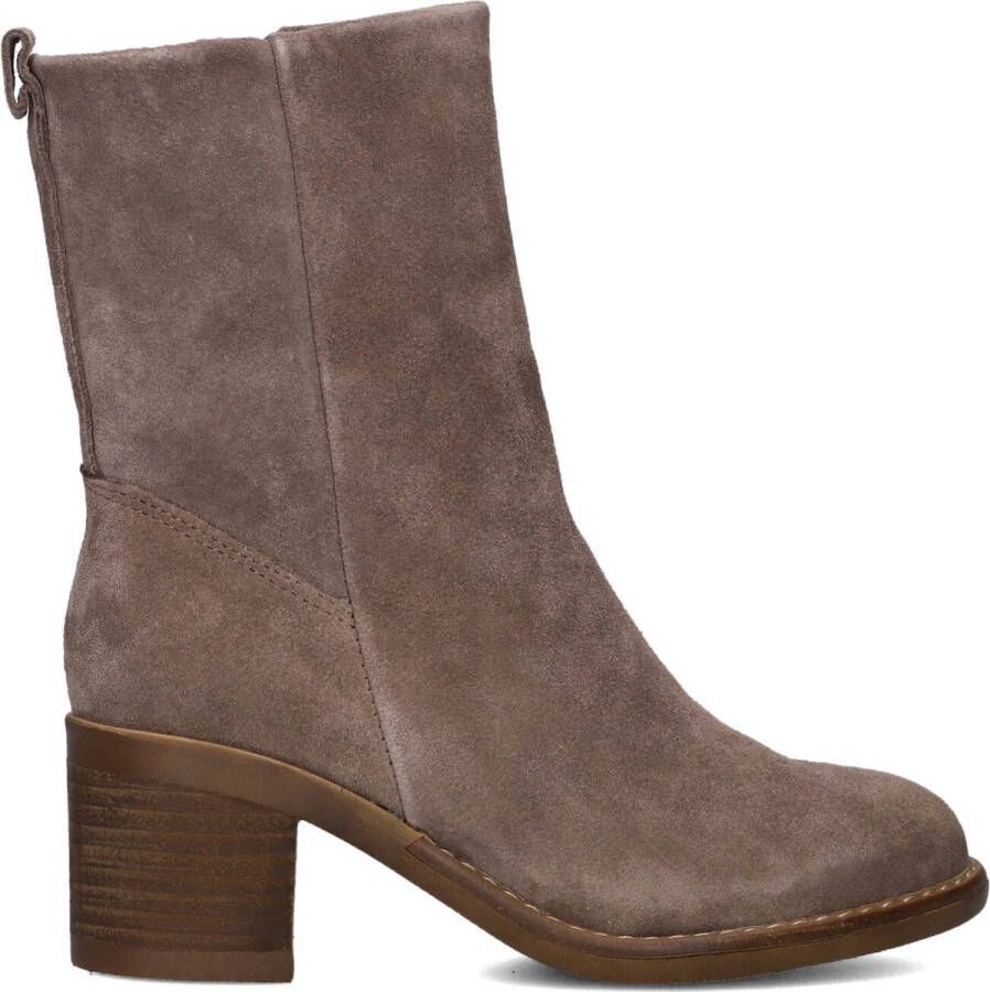 Omoda 2581-09 Enkellaarsjes Enkelboots met rits Dames Taupe