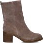 Omoda 2581-09 Enkellaarsjes Enkelboots met rits Dames Taupe - Thumbnail 2