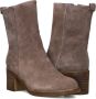 Omoda 2581-09 Enkellaarsjes Enkelboots met rits Dames Taupe - Thumbnail 2