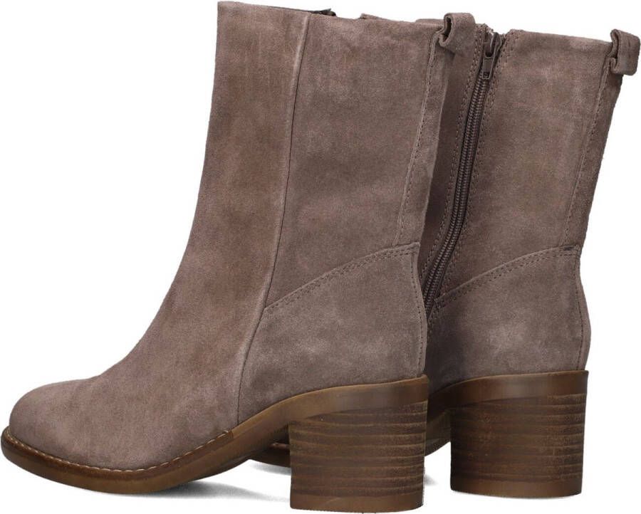 Omoda 2581-09 Enkellaarsjes Enkelboots met rits Dames Taupe