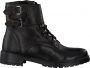 Omoda 3259k291a Veterboots Laarzen Met Veters Dames Zwart - Thumbnail 8