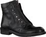 Omoda 56217 Enkelboots Enkellaarsjes Dames Zwart - Thumbnail 2