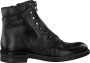 Omoda 56217 Enkelboots Enkellaarsjes Dames Zwart - Thumbnail 3