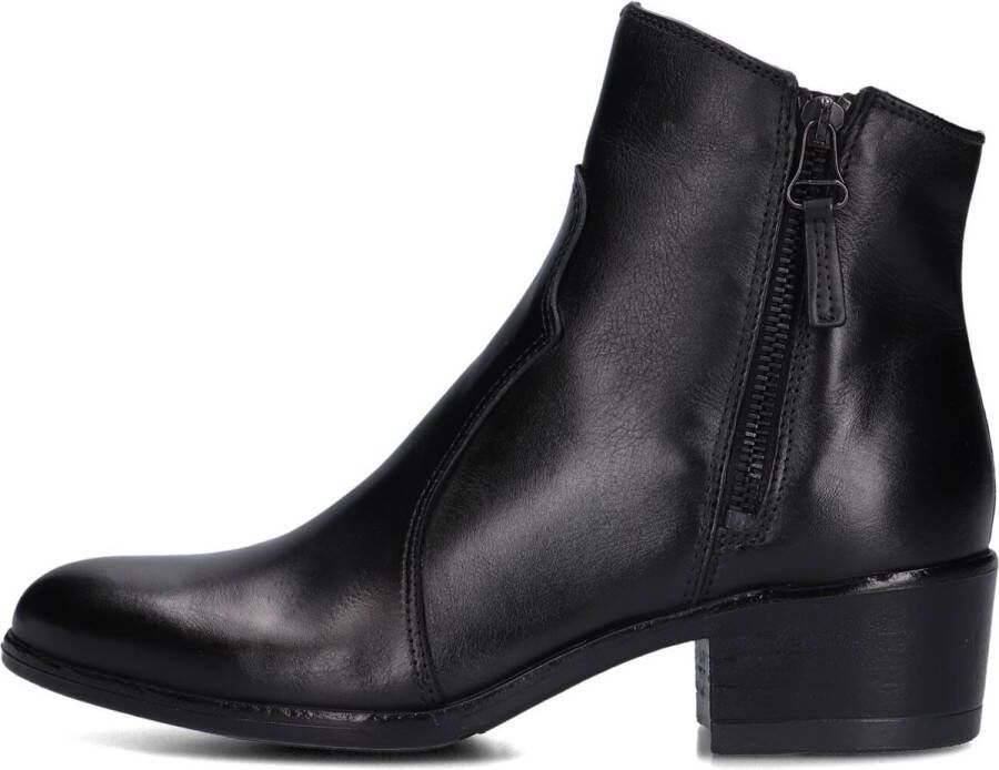 Omoda Badia Enkellaarsjes Enkelboots met rits Dames Zwart