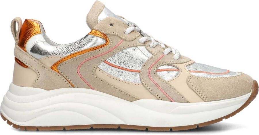 Omoda Charu Lage sneakers Leren Sneaker Dames Beige