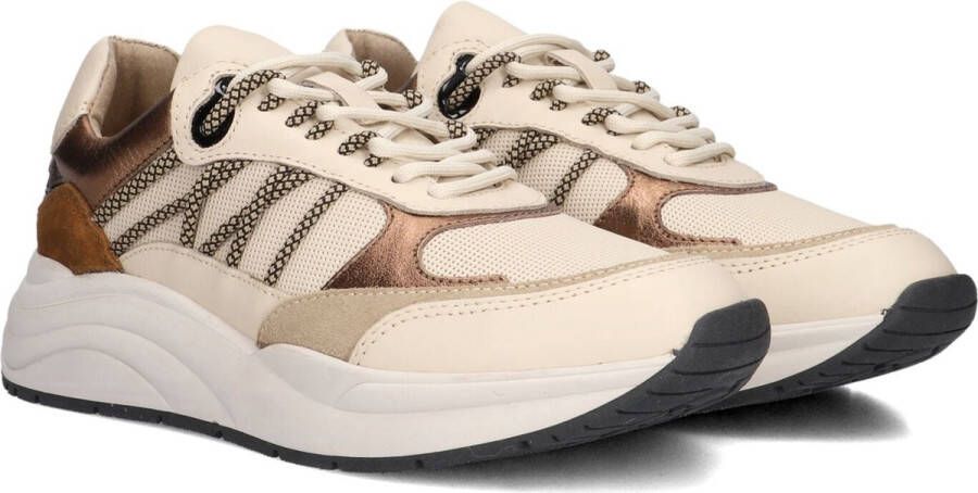 Omoda Charu Sneakers Leren Sneaker Dames Beige