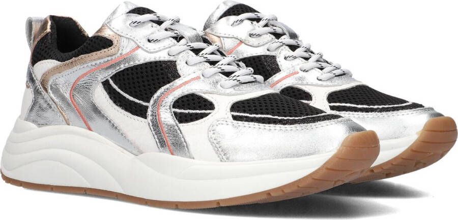 Omoda Charu Sneakers Leren Sneaker Dames Zwart